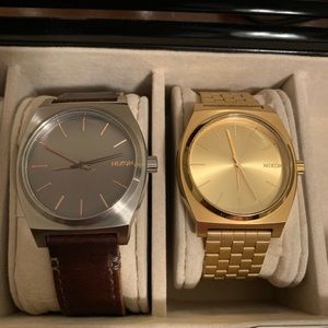 TWO NIXON TIME TELLERS